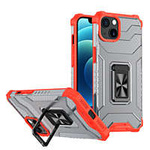 Inel de cristal Case hibrid blindat husa acoperire + magnetic suport iPhone 12 mini roșu