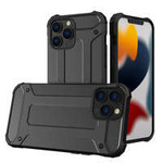 Hibrid Armor hibrid blindat husa hărtie iPhone 13 Pro Max negru