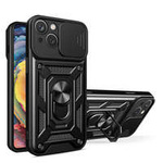 Husa Armor Husa iPhone Hybrid Camshield 14 Plus Capac blindat pentru cameră foto negru Case