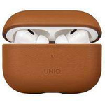 husa UNIQ Terra Terra AirPods Pro 2nd gen din piele naturală maro/cafea maro