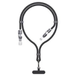 Cablu Dudao L20MAX 4in1 / Snur USB-A / USB-C / Lightning PD QC 65W 1,5m - Negru