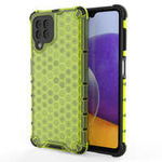 Honeycomb husa husă blindată cu ramă de gel Samsung Galaxy A22 4G verde