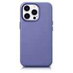 Case husa iPhone MagSafehusă din piele iCarer din piele naturală pentru 14 Pro Max mov deschis (WMI14220708-LP) (compatibil cu )
