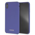 Husa GUESS Apple iPhone Xs Max Silicone Purple Hardcase