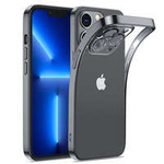 Case husa iPhone Joyroom 14Q pentru carcasă 14Q cu ramă metalică neagră (JR-14Q1-negru)