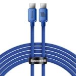 Kabel Baseus CAJY000703 USB-C - USB-C PD 100W 480Mb/s 2m - niebieski