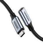 cablu Ugreen Cablu de extensie USB C 3.1 masculin/feminin 10Gbps de 1m gri (US372)