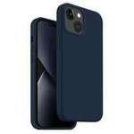 husa iPhone UNIQ Lino 14 Plus 6.7" albastru/marine blue