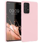 Silicon Case flexibil silikonou husa acoperi Samsung Galaxy A22 4G roz