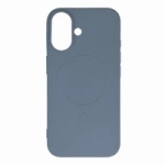 Liquid Silicone Case MagSafe pentru iPhone 16 - gri deschis
