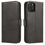 Magnet Case caz elegant husa flip cover cu funcție de stand Honor Magic3 negru