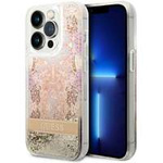 Husa Apple iPhone Liquid Glitter GUESS 14 Pro Max Max Paisley Gold Hardcase