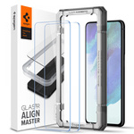 Spigen Alm Glas.Tr S21 FE 2-Pack Folie sticla 