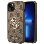 Husa Apple iPhone GUESS 14 Plus 4G Mare logo metalic maro tare GUESS 14 Plus 4Gcase