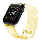 Curea de lumină de silicon strap brățară pentru ceasul 6 / 5 / 4 / 3 / 2 (44mm / 42mm) galben