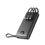 Baterie extern (POWER BANK) VEGER C20 - 20 000mAh (Micro + Tip C + Lightning 8-pin) negru (W2047)