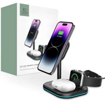 TECH-PROTECT QI15W-A27 3IN1 Mag NETIC MagSafe ÎNCĂRCĂTOR WIRELESS NEGRU