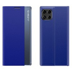 Somn ușor Case cover husa cu Smart Cover Samsung Galaxy A22 5G albastru