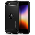 Husa SPIGEN  iPhone  SE 2020 Rugged Armor Black Black Case