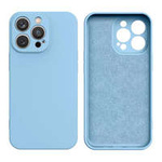 Husa case husa iPhonenou Silicon 13 Pro Max siliko acoperi albastru deschis Case