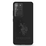 Husa US POLO Samsung Galaxy S21 Ultra Silicon On Tone USHCS21LSLHRTBK Negru Case