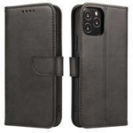 Magnet Case caz elegant husa flip cover cu funcție de stand OnePlus Nord N200 5G negru
