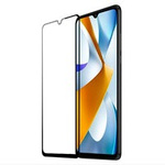 folie sticla Dux Ducis 9D sticlă călită Xiaomi Poco C40 9H cu luneta neagră