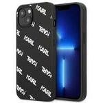 Husa KARL LAGERFELD Apple iPhone  13 Mini Allover Black Hard negrucase
