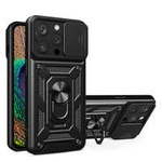 Husa Armor Husa iPhone Hybrid Camshield 14 Pro Capac blindat pentru cameră foto negru Case