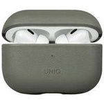 husa UNIQ Terra Terra AirPods Pro a 2-a generație din piele naturală verde/verde lins
