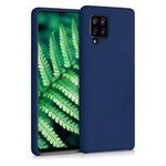 Silicon Case flexibil silikonou husa acoperi Samsung Galaxy A42 5G albastru