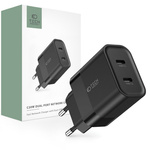 TECH-PROTECT C20W ÎNCĂRCĂTOR DE REȚEA CU 2 PORTURI PD20W NEGRU