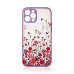 Case husa iPhone Design pentru 12 Pro Max capac floral violet