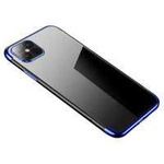 Husa Culoare transparentă case husă de gel husa cu margine metalică Samsung Galaxy A33 5G albastru Case