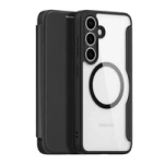 Husa Dux Ducis Skin X Pro pentru Samsung Galaxy S25+ cu MagSafe si portofel - neagra