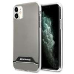 AMG AMHCN61TCBW iPhone 11 6.1" transparent/negrucase Electroplate Black&amp;White