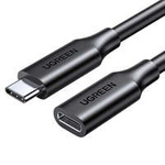 cablu Cablu prelungitor Ugreen USB C (masculin) - USB C (feminin) 100W 10Gbps 1m gri închis