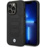 Husa iPhone BMW 14 Pro 6.1" negru/negru Scaune din piele model BMW 14 Pro 6.1" negru/negru MagSafe