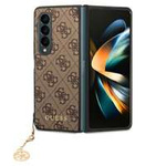 Husa GUESS Samsung Galaxy Z Z Fold 4 4G Colecția de farmece GUESS maro tarecase