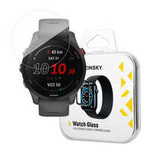 folie sticla ecran Wozinsky Sticlă temperată cu lipici complet pentru Garmin Forerunner 255 9H pentru întreg cu luneta neagră