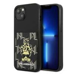 Husa Apple iPhone KARL LAGERFELD 13 Karlimals Cardslot Black Hardcase