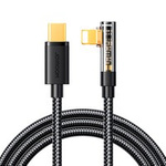 cablu Joyroom Lightning înclinat - USB C pentru încărcare rapidă și transfer de date 20W 1.2m negru (S-CL020A6)