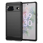 Carbon Case flexibil husa Google Pixel 7 capac negru