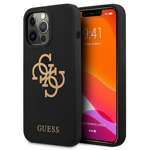 Husa GUESS Apple iPhone 13 13 Pro Silicon 4G Logo Negru Husă rigidă