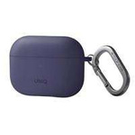 husa UNIQ Nexo Nexo AirPods Pro 2nd gen + cârlige pentru urechi silicon violet/fig violet