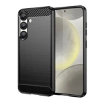 Husa Carbon Silicon Flexibil pentru Google Pixel 10 Pro XL - Negru