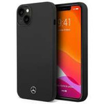 Husa iPhonecase Mercedes MEHMP14MSILBK 14 Plus 6.7" negru/negru silicon dur MagSafe