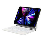 Baseus mag husa display-uri iPad iPad iPad Brilliance netic cu tastatură și m încorporat pentru Pro 11" (2018/2020/2021) / Air 4 10.9" / Air 5 10.9" alb
