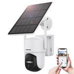 Cameră WiFi Choetech cu aplicație de control Android/iOS + panou solar de 5W (ASC005)