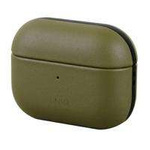 UNIQ Case AirPods Apple Pro Terra Olive Genuine Leather Case